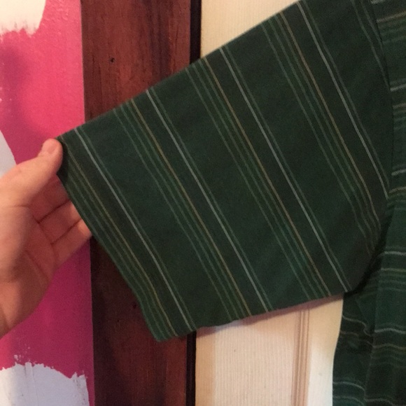 Alan Flusser Golf Green Striped Polo Shirt Mens XXL or 2XL - Picture 6 of 12